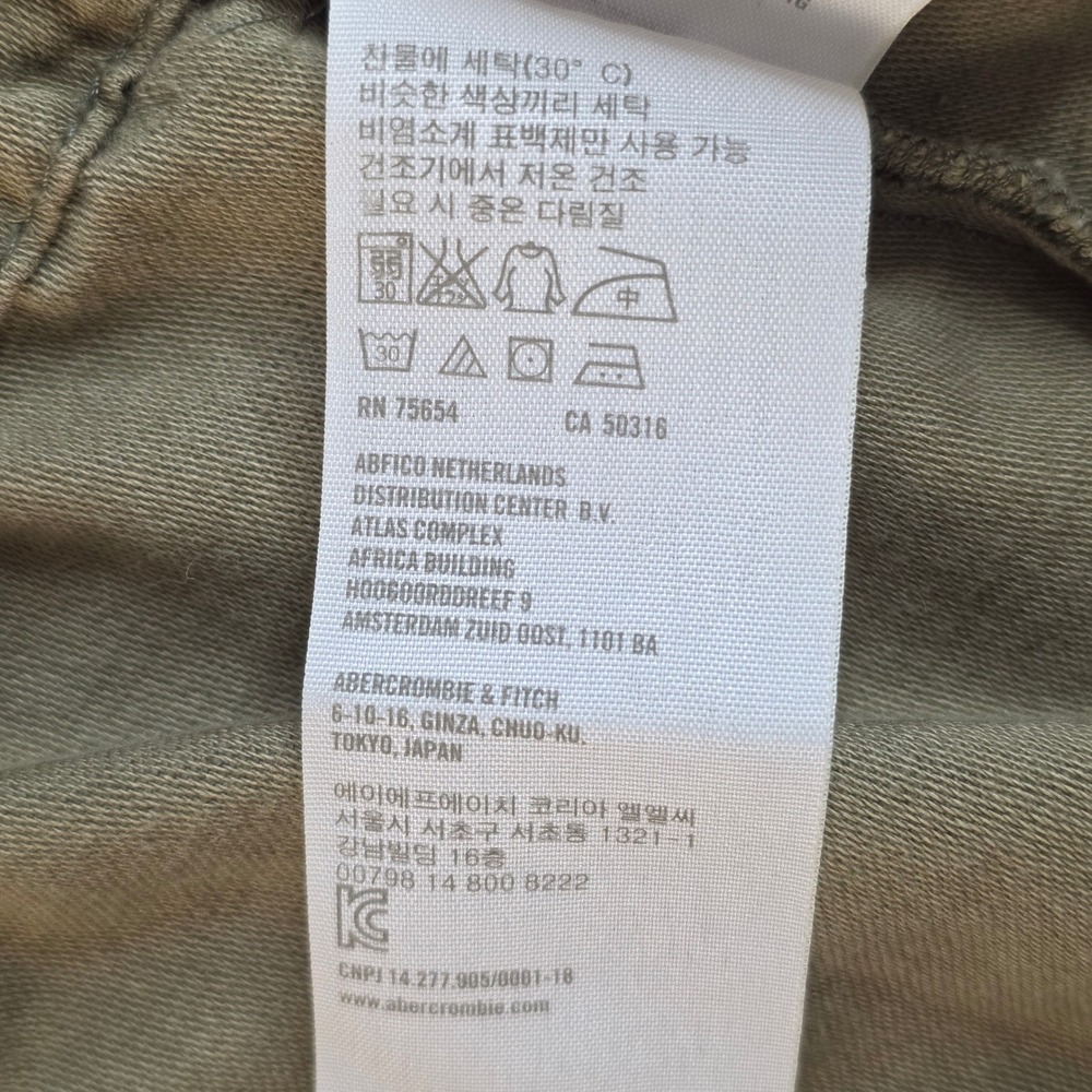 Hollister Utility Vest Womens Small Olive Green Excellent Cinched Cargo Jacket - Picture 10 of 13